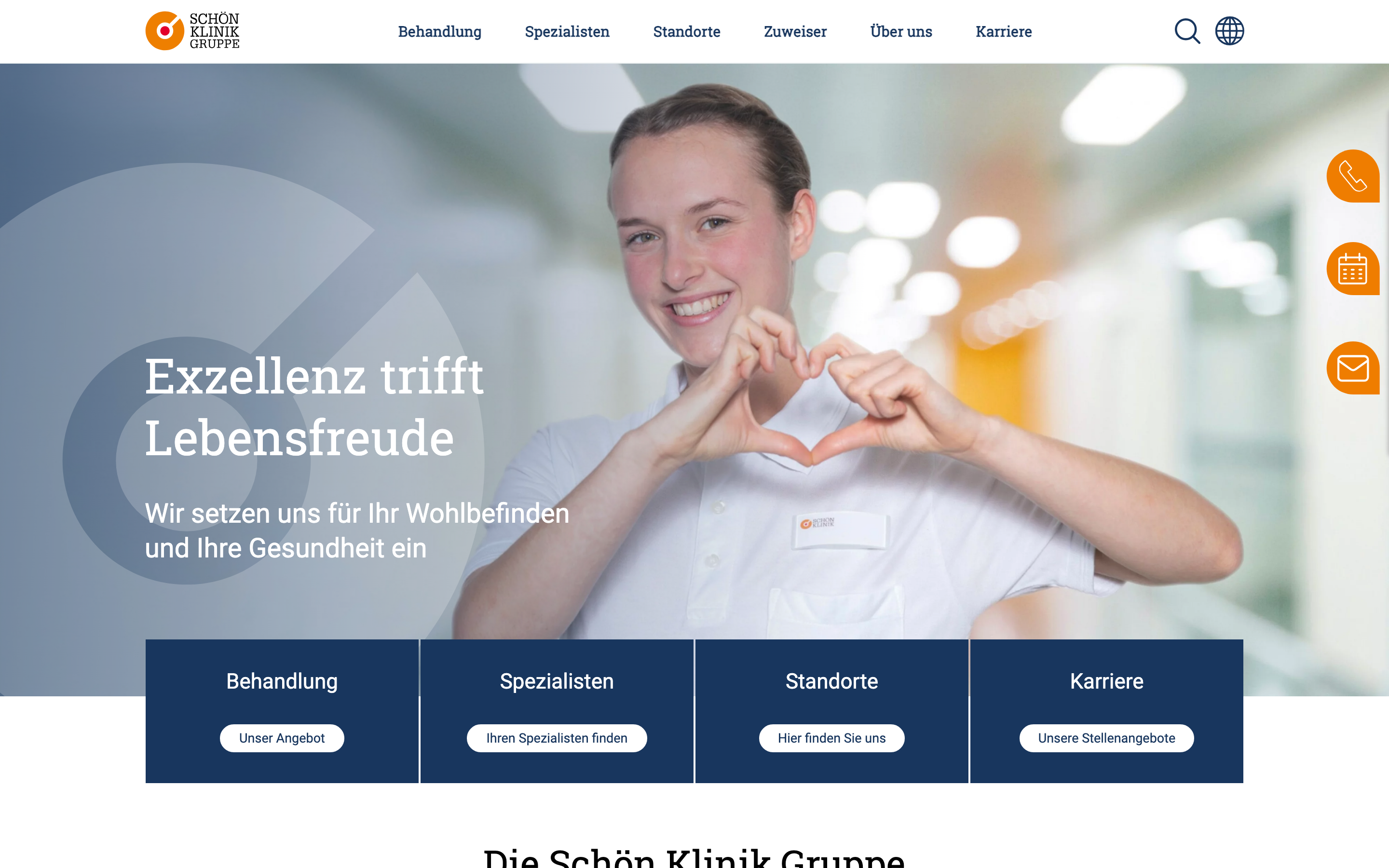 Orthopedic Hospital Group Website